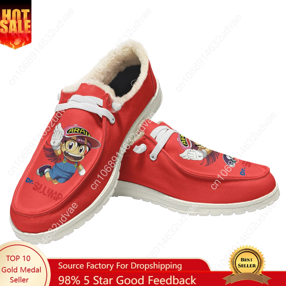 Oxford Lace Up Women - A-Arale Dr Slump Plush Casual Shoes