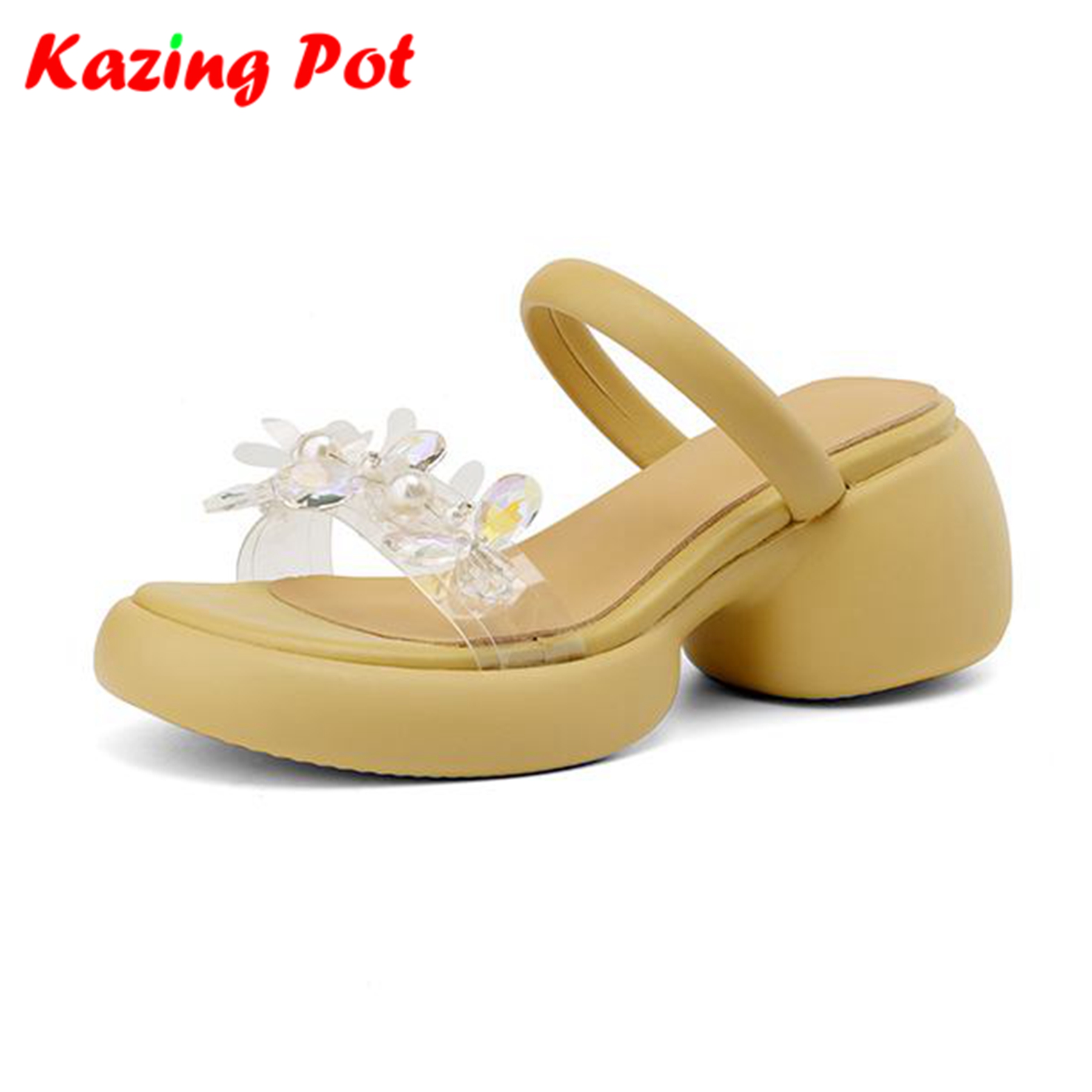 Women'S Shoes Naturalizer - Krazing Pot Natural Leather Mules Pvc