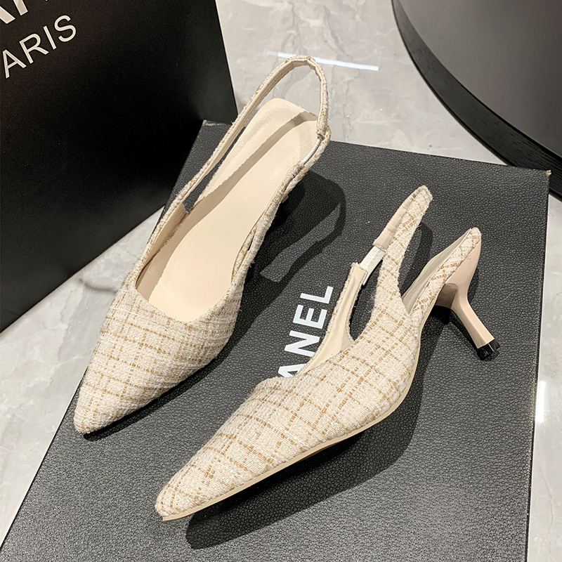 Women Shoes Brands - Brand Designer Slingbacks High Heels Pumps