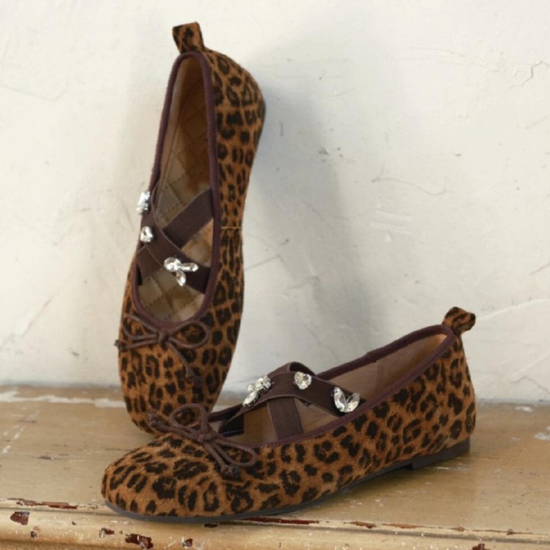 Embroidery Flower Ballet Flats - Women Shoes Brands ulasan dan harga