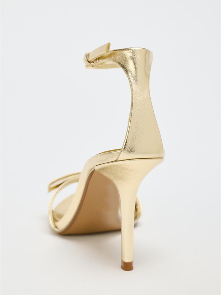 Elegant Golden Bow Brand High  - Women Shoes Brands ulasan dan harga