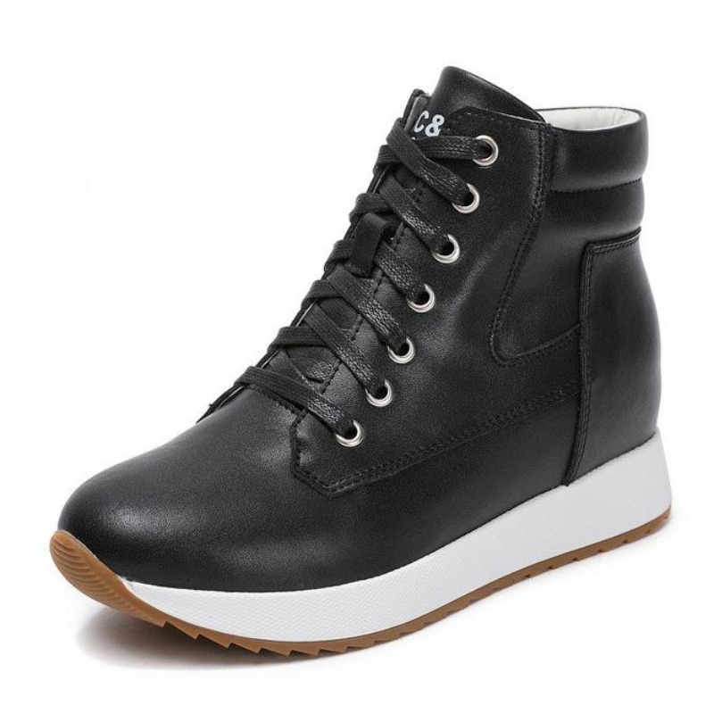 7CM Genuine Leather Women Ankl - Mesh Sneaker Women ulasan dan harga