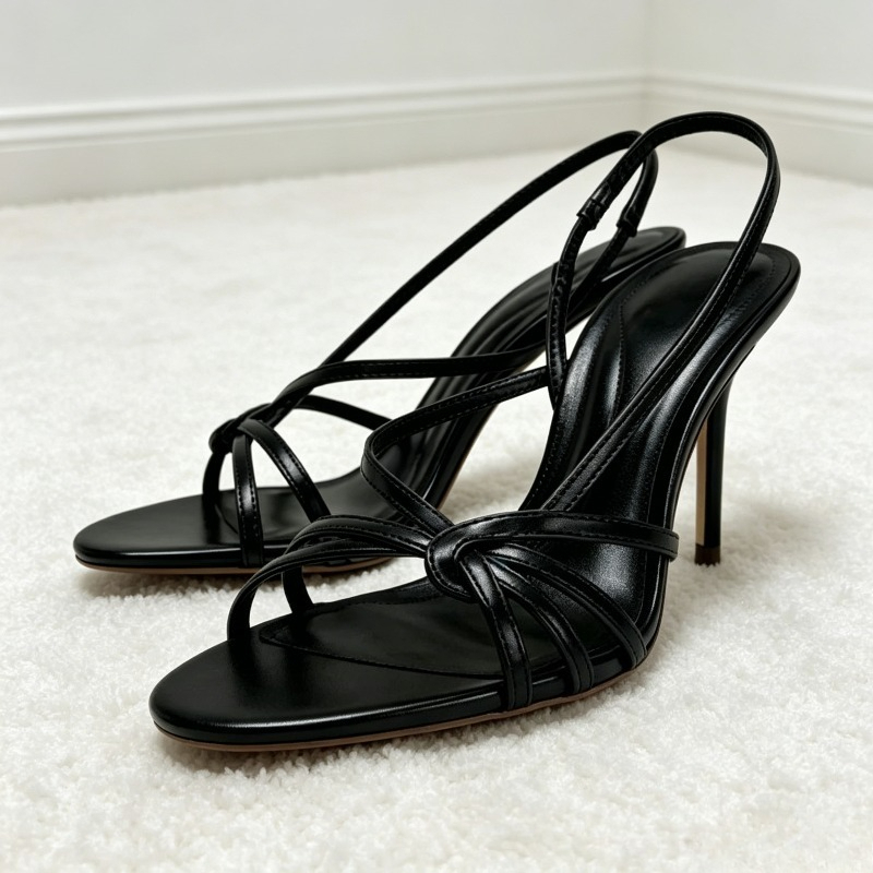 Sexy Open-toe Narrow-Band High - Women Shoes Brands ulasan dan harga