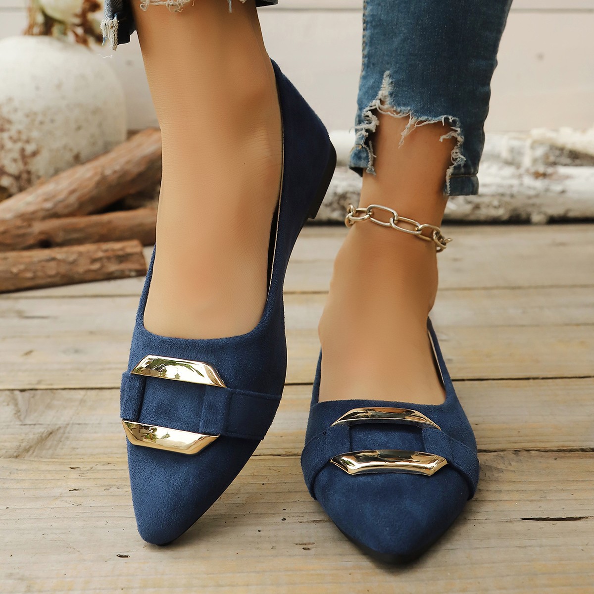Spring and Autumn Elegant Poin - Slingback Pumps Women ulasan dan harga