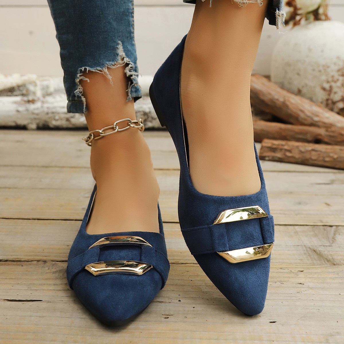 Spring and Autumn Elegant Poin - Slingback Pumps Women ulasan dan harga