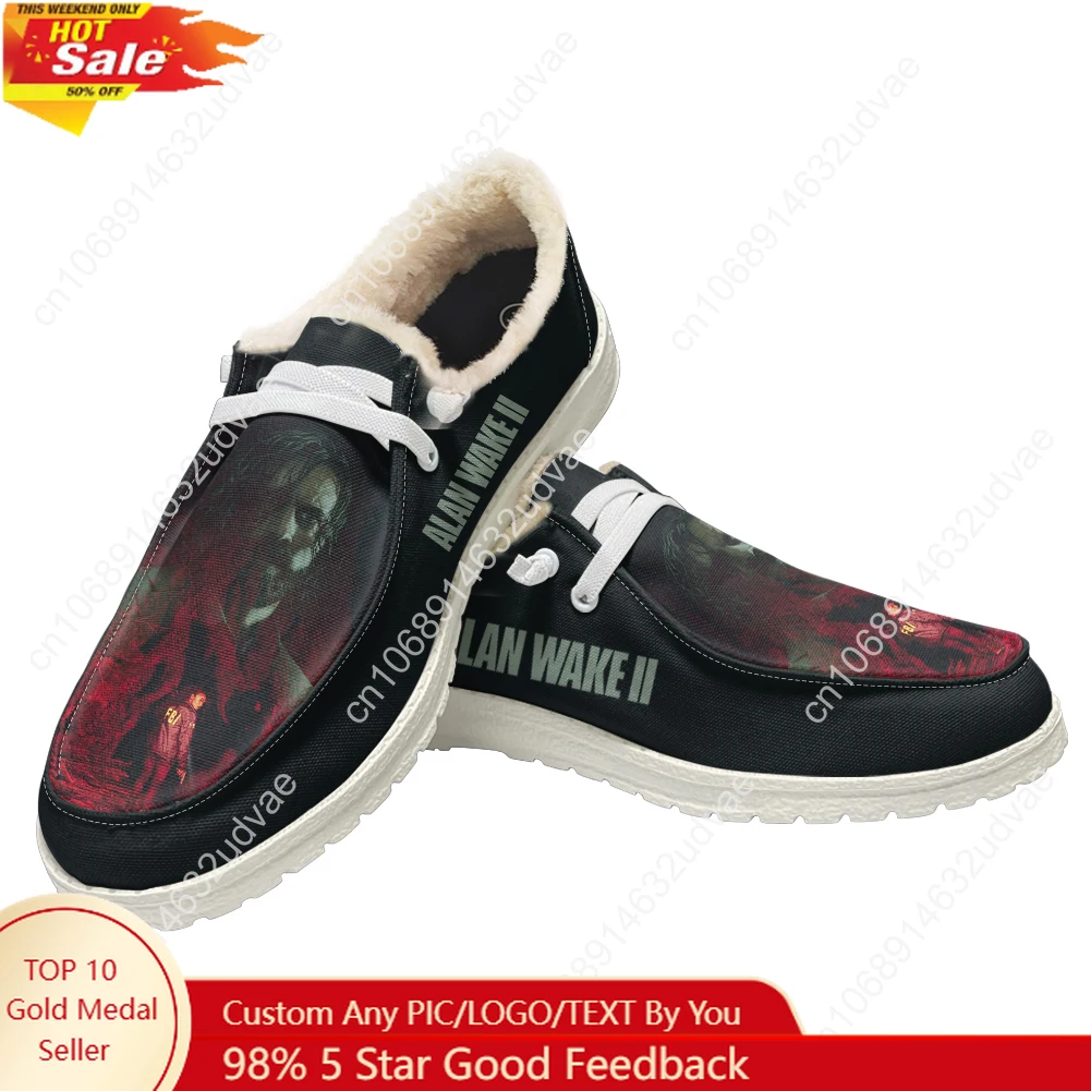 Alan Wake 2 Plush Casual Shoes - Oxford Lace Up Women ulasan dan harga