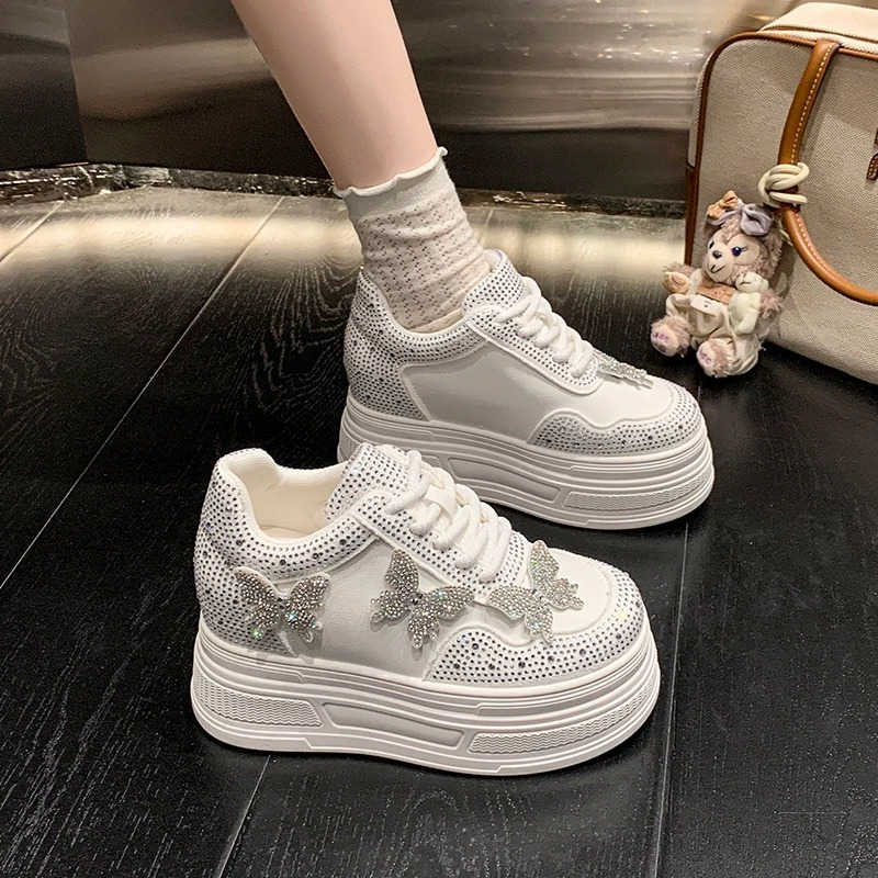7CM Air Mesh Microfiber Leathe - Mesh Sneaker Women ulasan dan harga