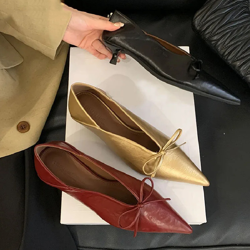 New Designer Pointed Toe Low H - Women Shoes Brands ulasan dan harga