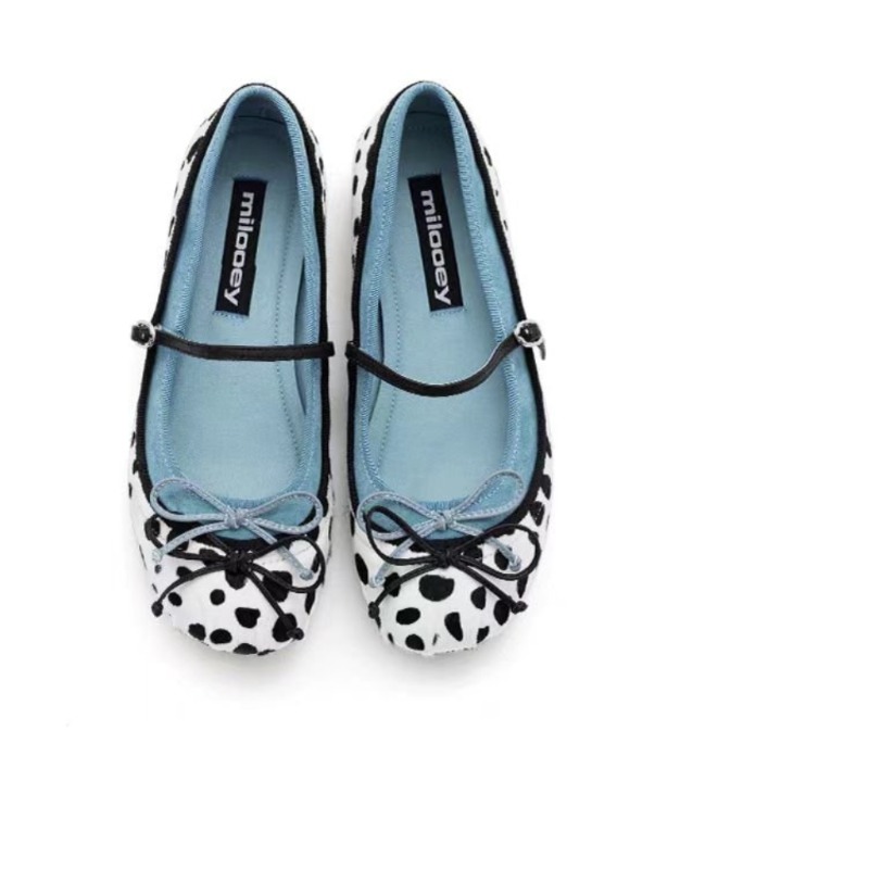 2026French Flat Bottomed Rotun - Women Shoes Heels ulasan dan harga