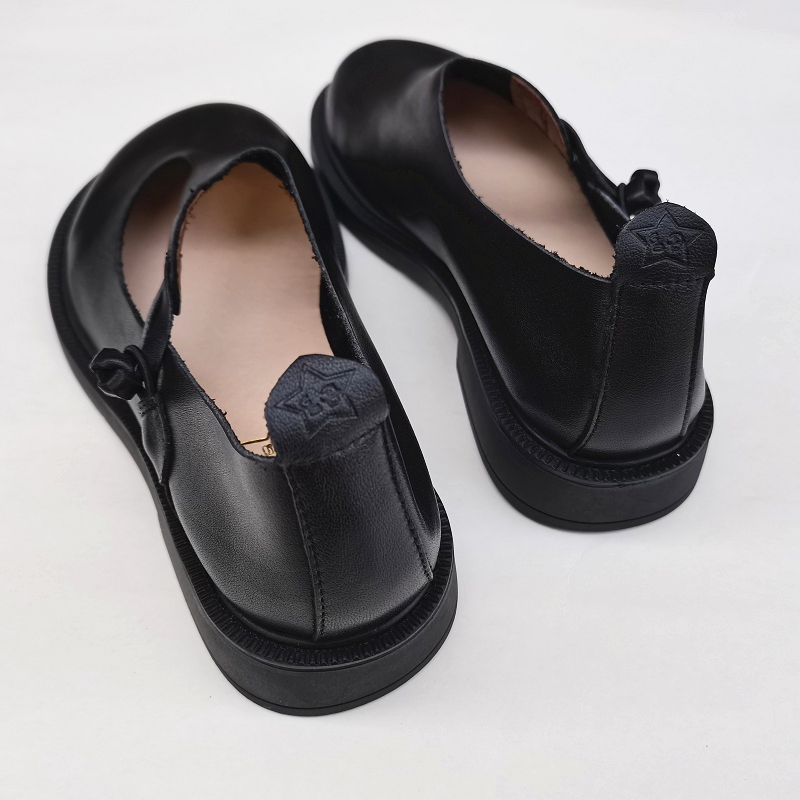 Careaymade-Genuine leather big - Slingback Pumps Women ulasan dan harga