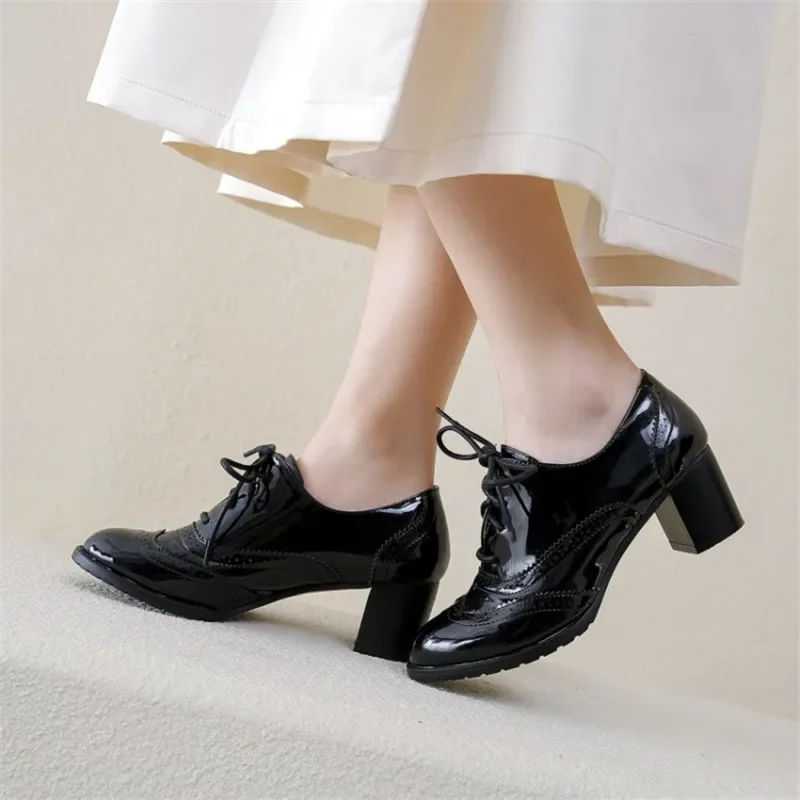 British Women's Oxfords Blue R - Oxford Lace Up Women ulasan dan harga