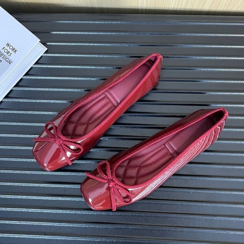 Women Nude Pink Patent Leather - Slingback Pumps Women ulasan dan harga