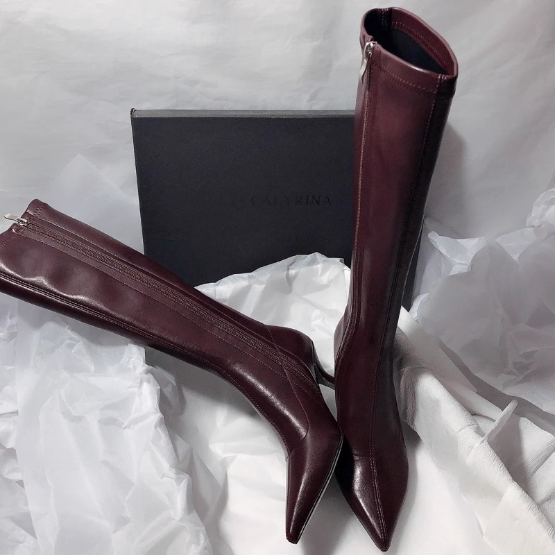 Autumn New Stiletto Fashion Bo - High Knee Heel Boots ulasan dan harga
