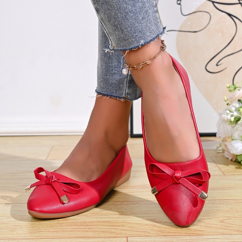 Bow Shallow Mouth Soft Sole Co - Women'S Shoes Toms ulasan dan harga