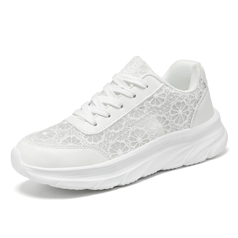 Woman White shoes print sneake - Mesh Sneaker Women ulasan dan harga