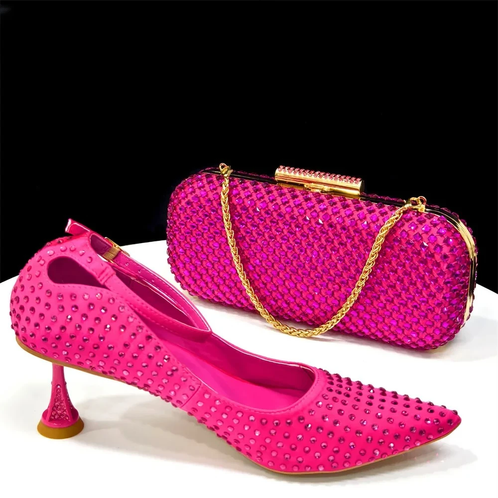 2026 Chic Fuchsia Color Women' - Women Shoes Heels ulasan dan harga