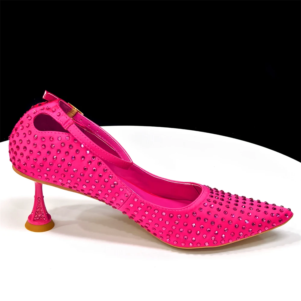 2026 Chic Fuchsia Color Women' - Women Shoes Heels ulasan dan harga