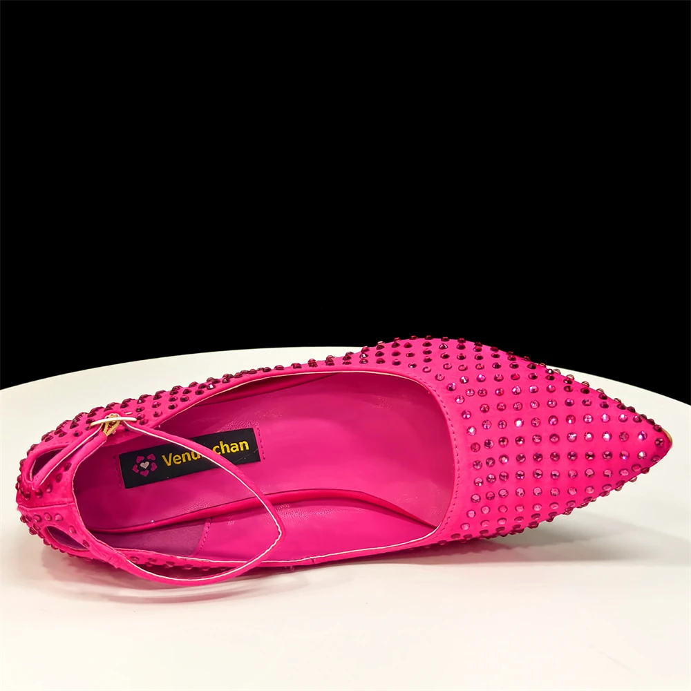 2026 Chic Fuchsia Color Women' - Women Shoes Heels ulasan dan harga