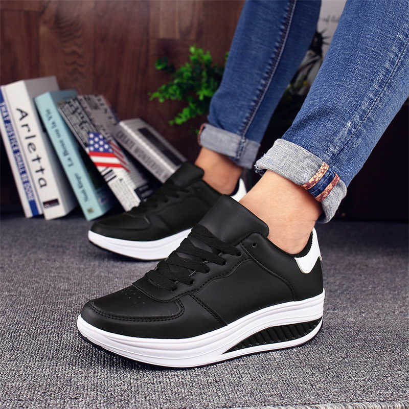 Synthetic Leather Ecoleather W - Oxford Lace Up Women ulasan dan harga