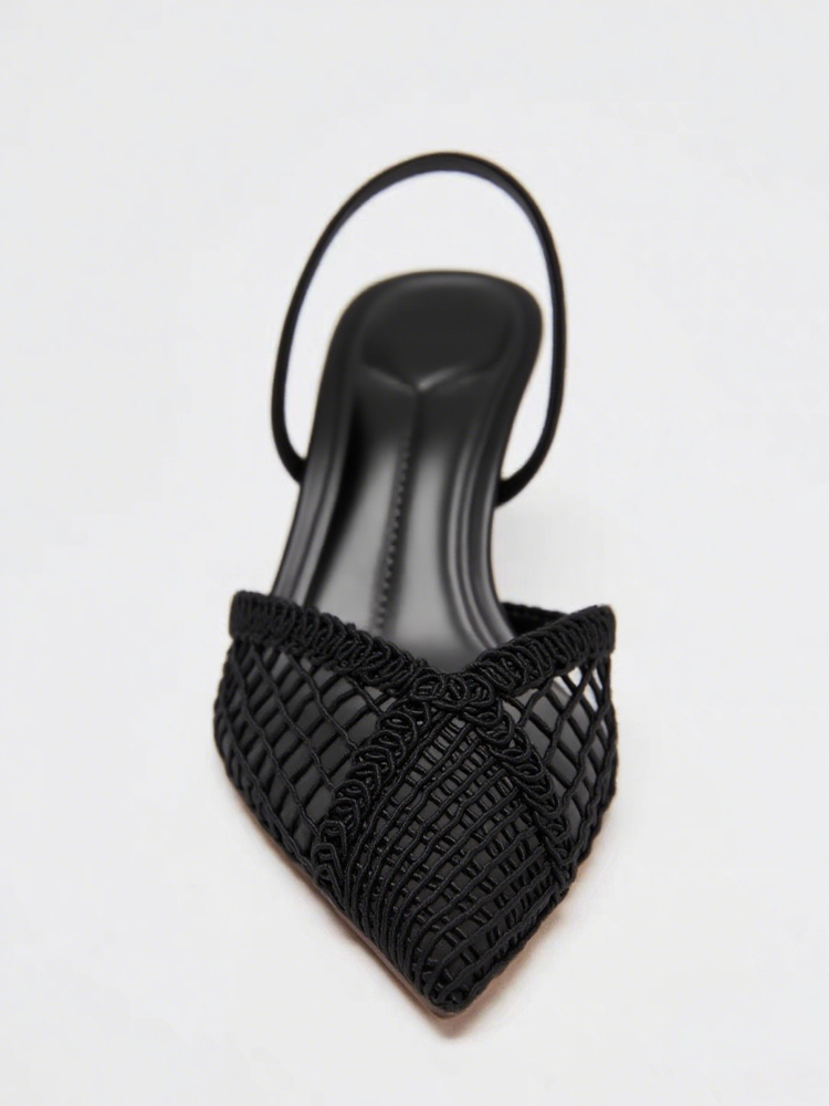 Mesh Woven Heeled Sandals Wome - Women Shoes Brands ulasan dan harga