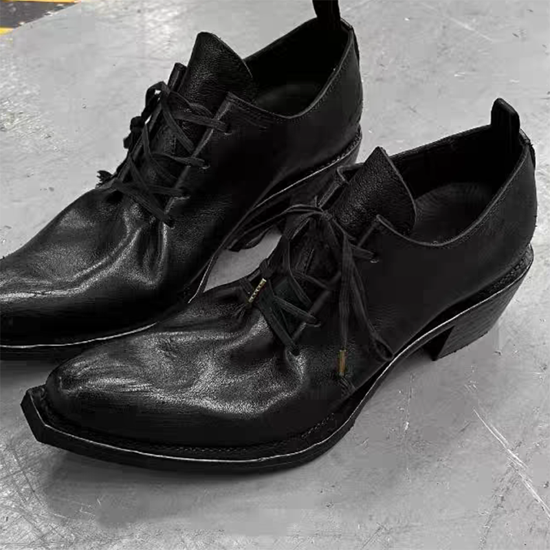 Women's Wrinkled Full Grain Le - Oxford Lace Up Women ulasan dan harga