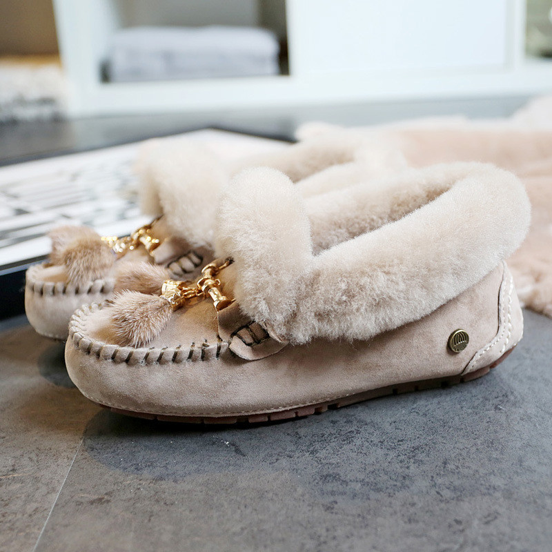 Women 100% Natural Fur Shoes M - Women'S Shoes Naturalizer ulasan dan harga